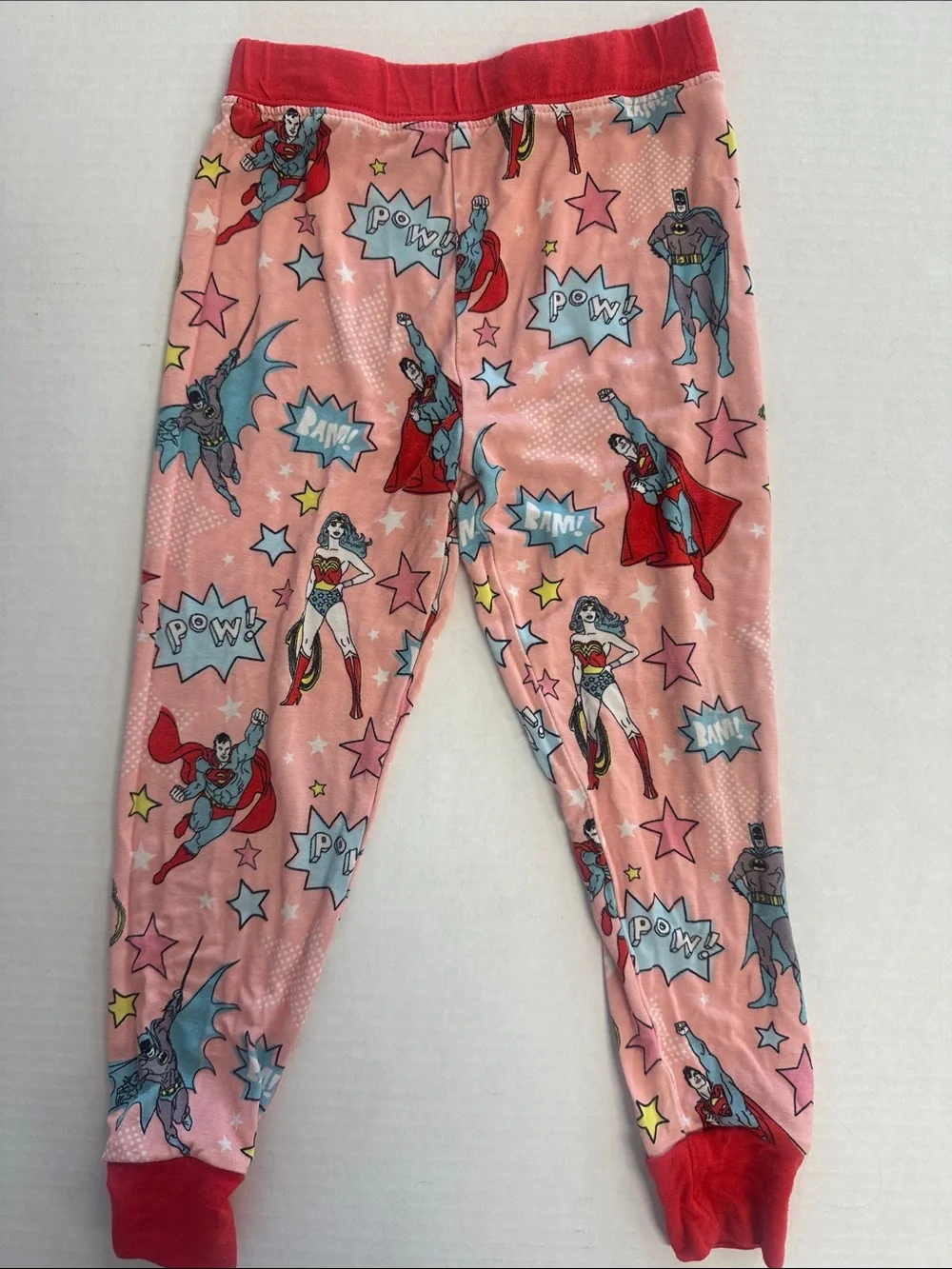 Little Sleepies Bamboo Pajamas Pink DC Comics Justice League Wonder Woman 18-24m